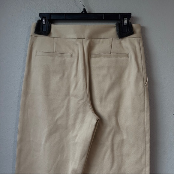 Jenni Kayne 4 Khaki High Waist Wide Leg Trouser Pant NWT Neutral Minimal - Picture 7 of 15